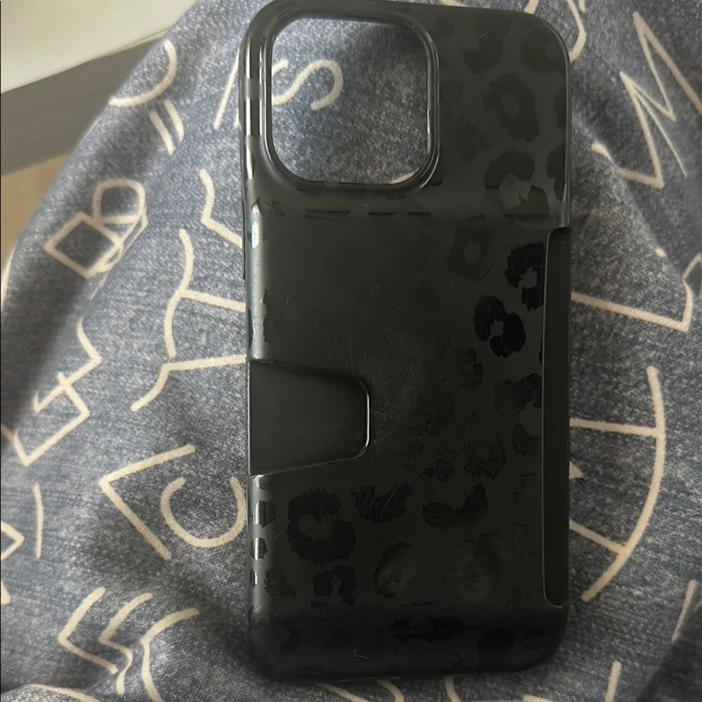 Black Leopard Phone Case